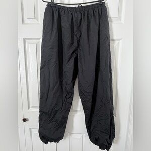 Men's Black Grand Canyon Lined  Elastic-Waist Pants Size L. Can be unisex.
